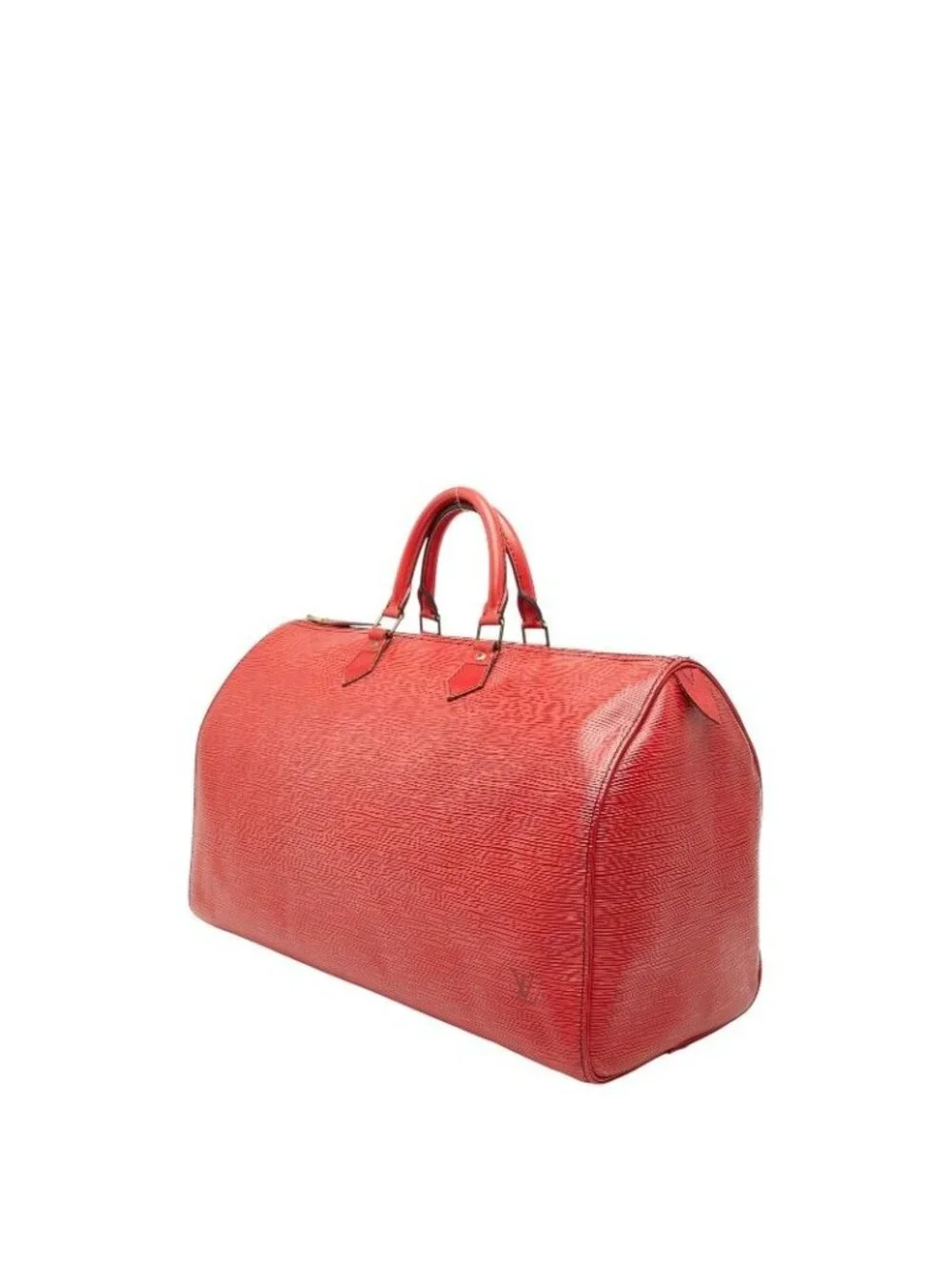 Louis Vuitton Epi Speedy 40 Boston Bag Castilian Red Leather